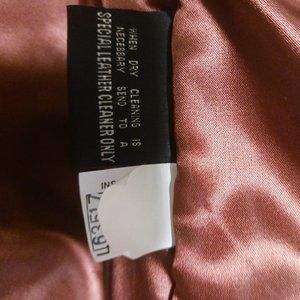 Excellent condition- Leather by Wilson's ladies coat